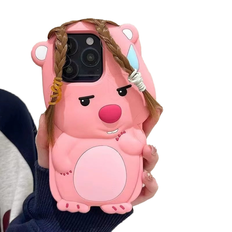 Premium Apple iPhone Case, MagSafe Compatible, Camera Lens and Screen Protection, Ultra Thin, Shockproof, Magnetic, Full All Around Protection, Cartoon Beaver Soft Cover