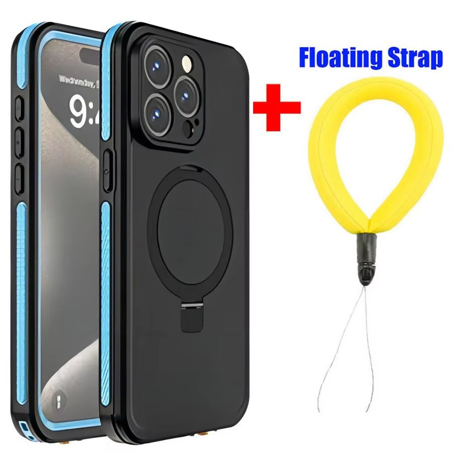 Robust Apple iPhone Case MagSafe Compatible, Camera Lens & Screen Protection,  Cover with IP68 Waterproof Stand Design