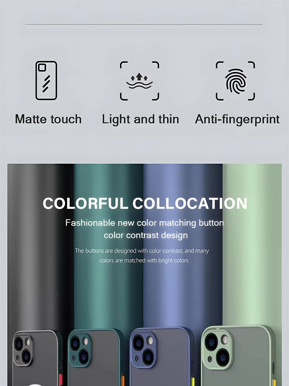 Luxury Apple iPhone Case Camera Lens & Screen Protection, Ultra Thin Shockproof Magnetic Full All Around Protection Cover