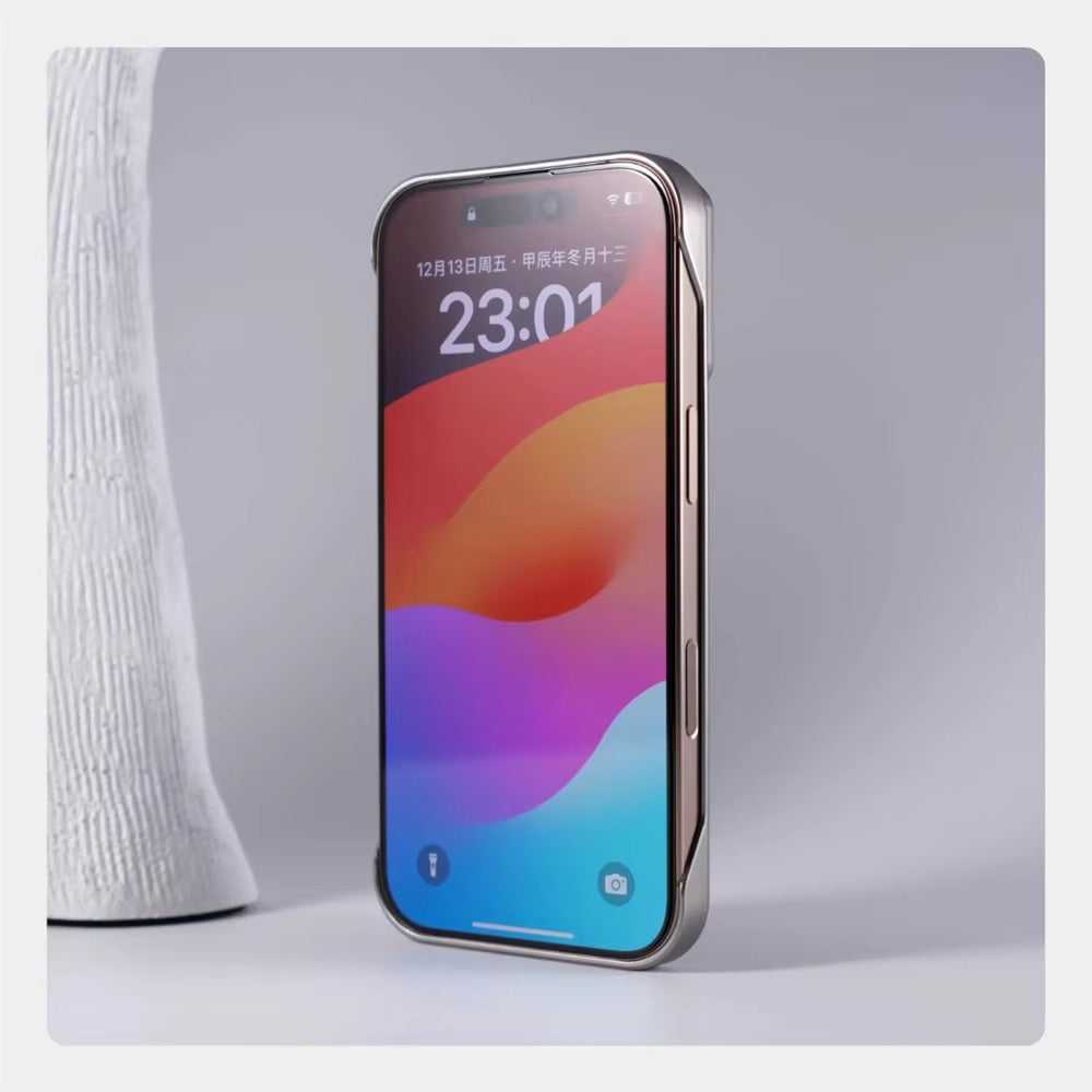 Luxury Apple iPhone Case, MagSafe Compatible, Camera Lens & Screen Protection, Ultra Thin, Shockproof, Magnetic Full All Around Cover – Frameless Carbon Fiber Pattern Slim Case with Lens Holder & Wireless Charging Support