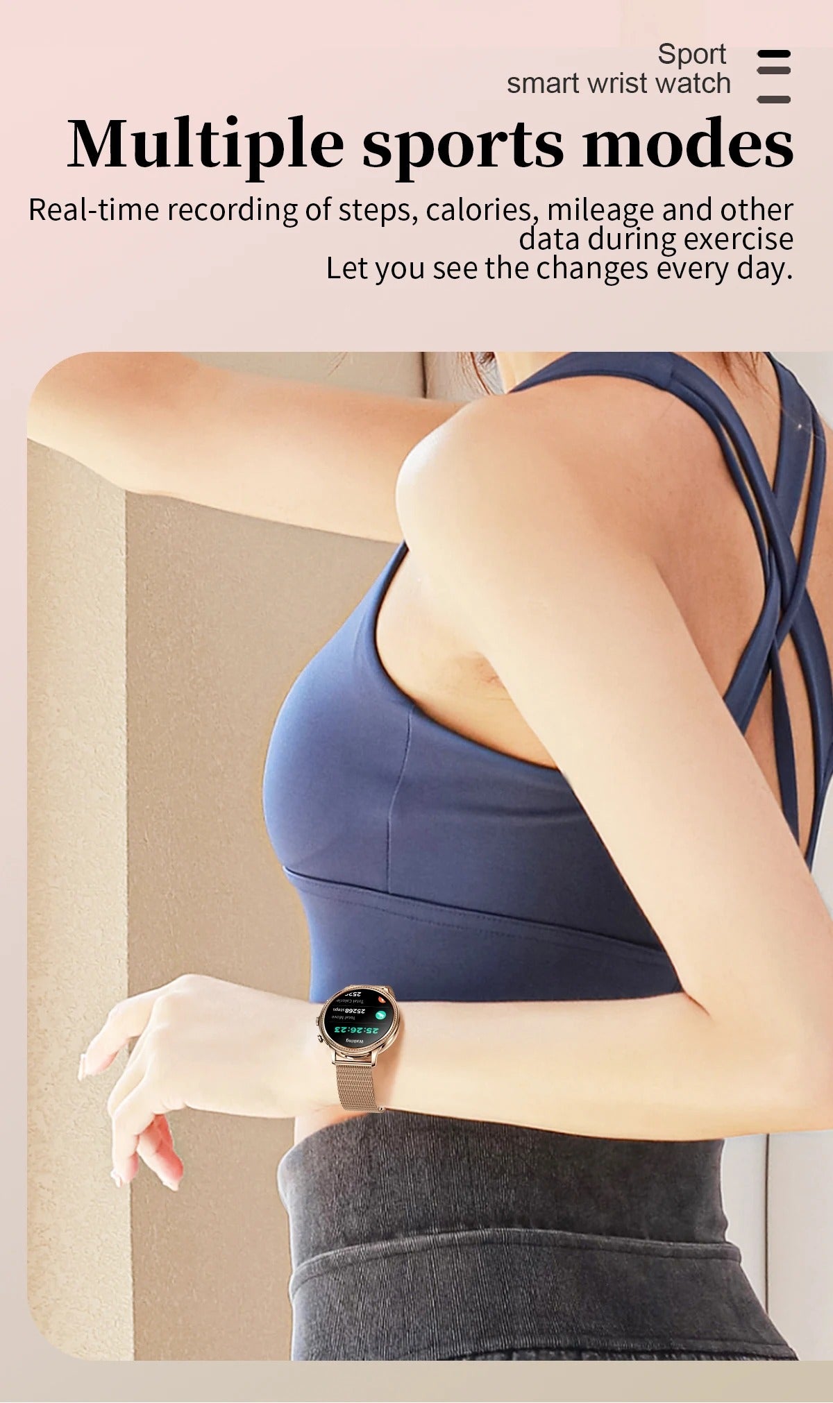 Luxury Women's Smartwatch with Bluetooth Calling – 1.39" HD Display, Heart Rate & SpO2 Monitor, Sleep Tracking, Menstrual Reminder, Fitness Watch Waterproof