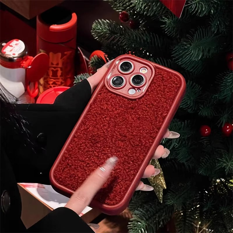 Luxury Apple iPhone Case, MagSafe Compatible, Camera Lens & Screen Protection, Ultra Thin, Shockproof, Magnetic Full All Around Cover – Plush Liquid Silicone Winter Case with Fine Camera Hole & Soft Back Protection