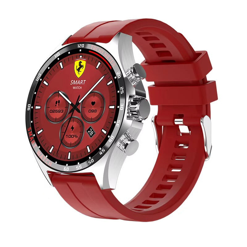 Robust Outdoor Smartwatch for iPhone – NFC Access Control, GPS Positioning, Compass, 400mAh Battery, IP68 Waterproof 