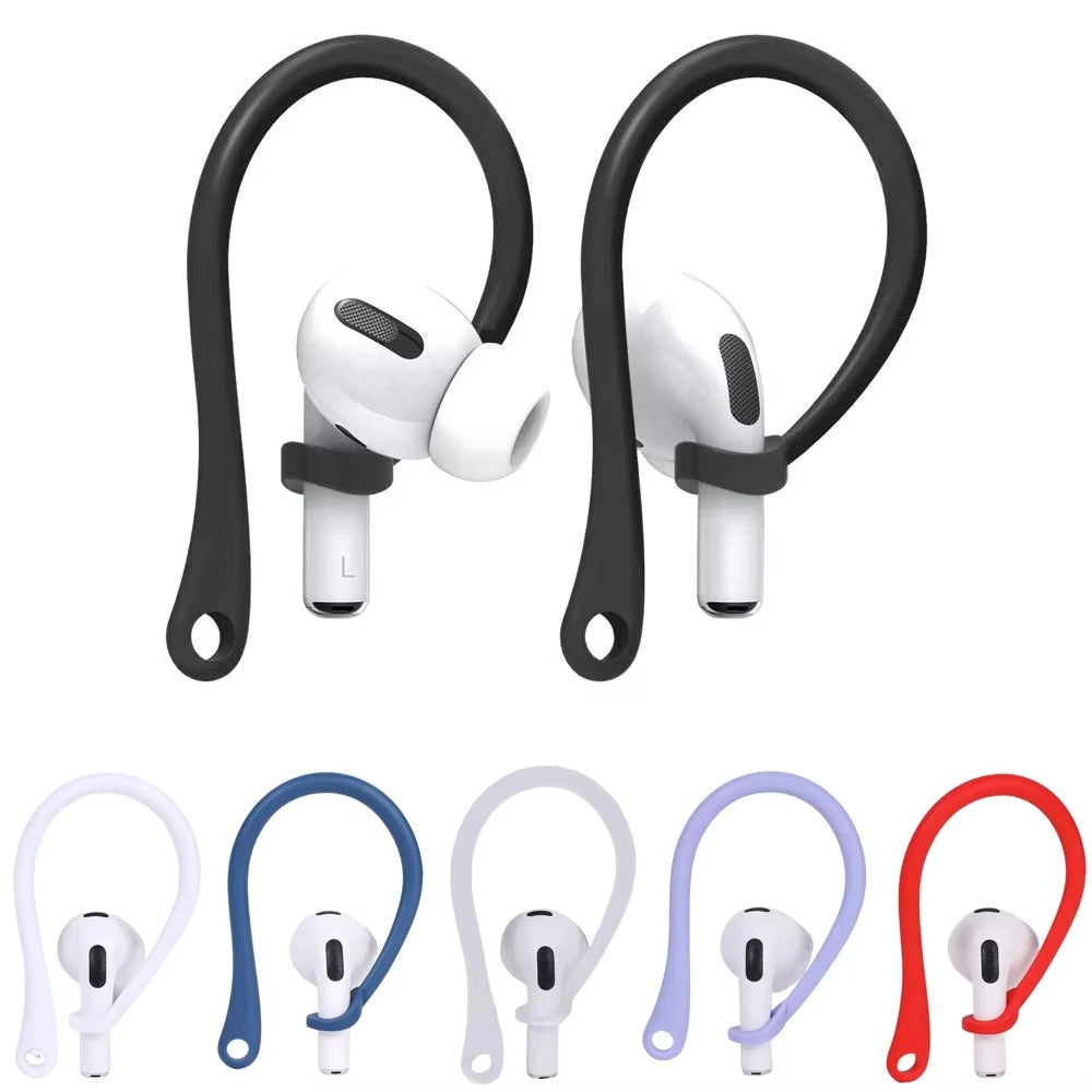 High-Quality Silicone Ear Hooks for AirPods Pro, 3 – Secure Fit Anti-Fall Accessories for Bluetooth Headphones, 1–6 Pairs Sport Ear Holder for Running & Gym