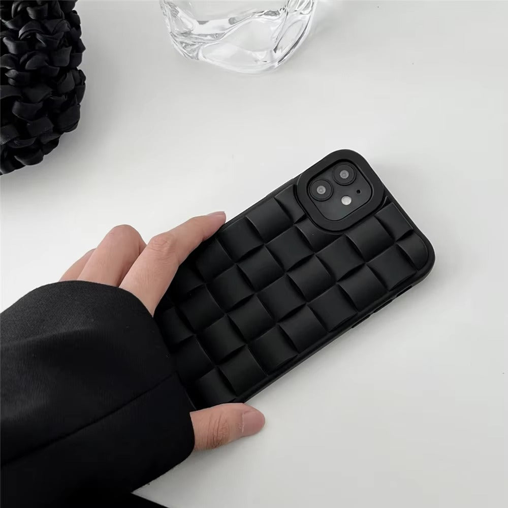 Premium Apple iPhone Case, MagSafe Compatible, Camera Lens & Screen Protection, Ultra Thin, Shockproof, Magnetic Full All Around Cover – 3D Weave Soft Liquid Silicone Case with Shockproof Back Shell Design