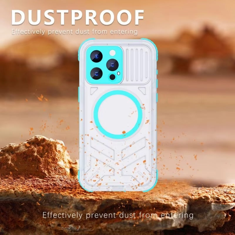Luxury Apple iPhone Case MagSafe Compatible, Camera Lens & Screen Protection,  Cover with IP68 Sealed Sport Design