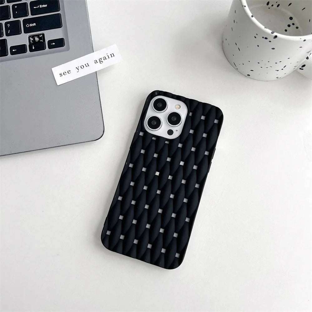 High Quality Apple iPhone Case, MagSafe Compatible, Camera Lens & Screen Protection, Ultra Thin, Shockproof, Magnetic Full All Around Cover – Soft Silicone Hollow Bumper Case with Heat Dissipation Design