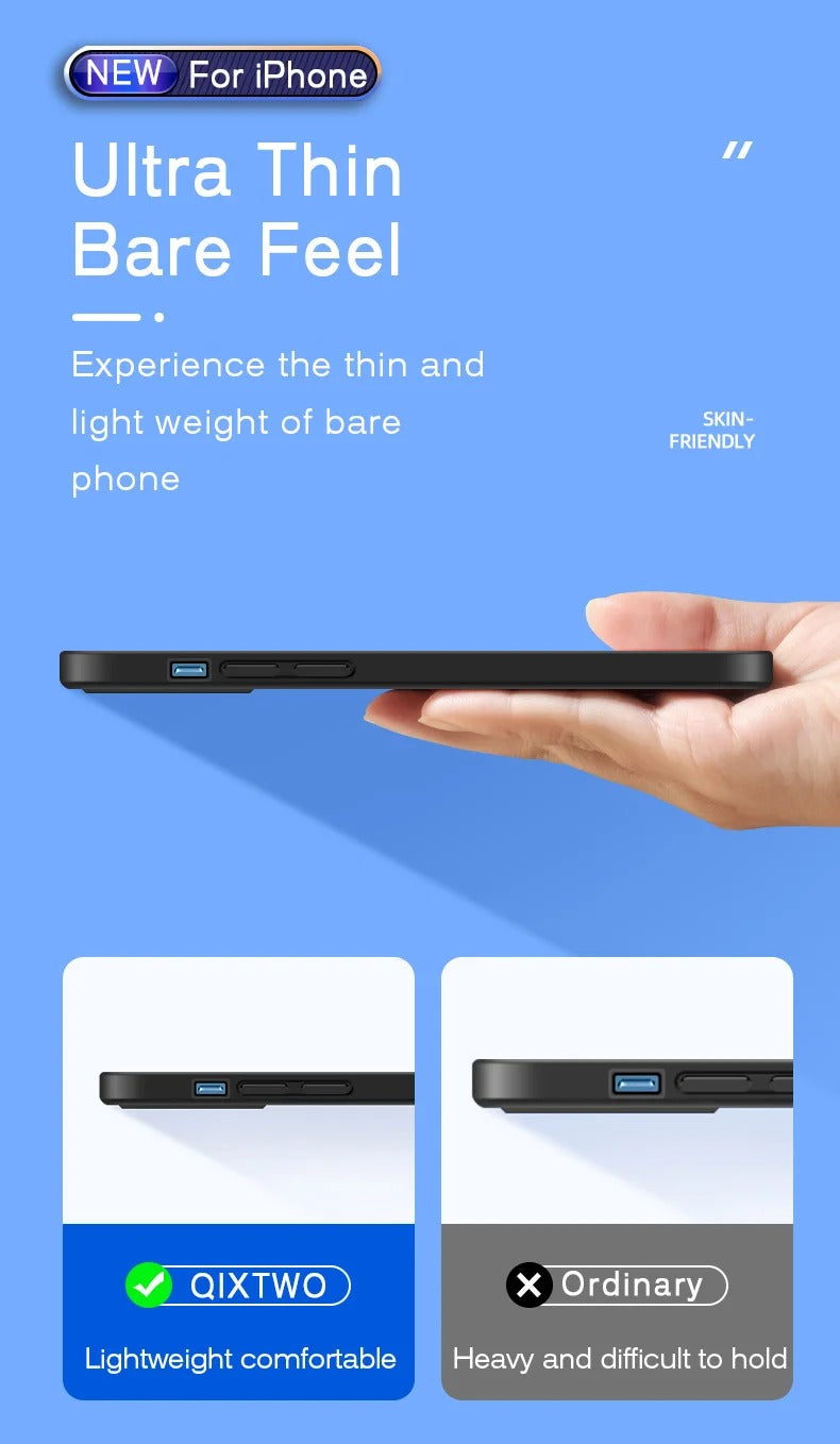 High Quality Apple iPhone Case, MagSafe Compatible, Camera Lens & Screen Protection, Ultra Thin, Shockproof, Magnetic Full All Around Cover – Soft Silicone Solid Color Case with Antiskid Grip & Protective Finish