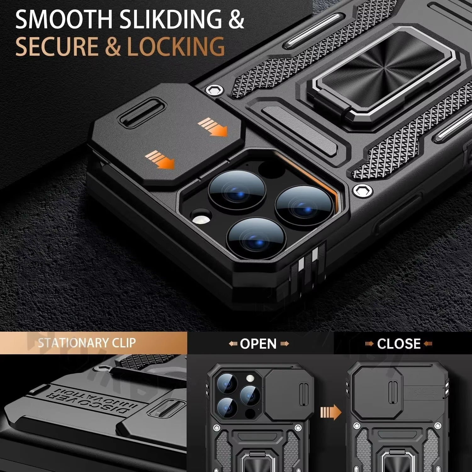 Premium Apple iPhone Case, Camera Protection, Screen Protection, Ultra Thin, Shockproof, Magnetic, Full All Around Protection