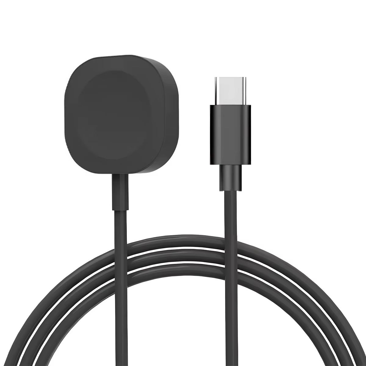 High-Quality Magnetic Wireless Charger for Apple Watch – USB-A & USB-C Cable, Fast Charging Dock with Strong Magnetic Force, Fireproof PC Material, Safe Charging