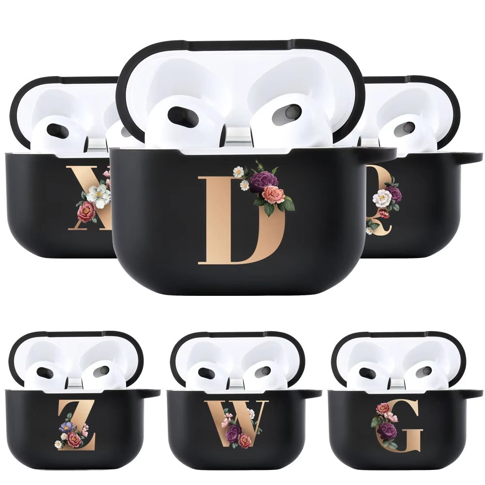 Premium Cute Cartoon Silicone AirPods Case Cover – A, B, C Letters & Fun Designs like Cat, Hearts, Angry Panda, Music Notes, for AirPods Pro 2, Pro, 3, 1/2