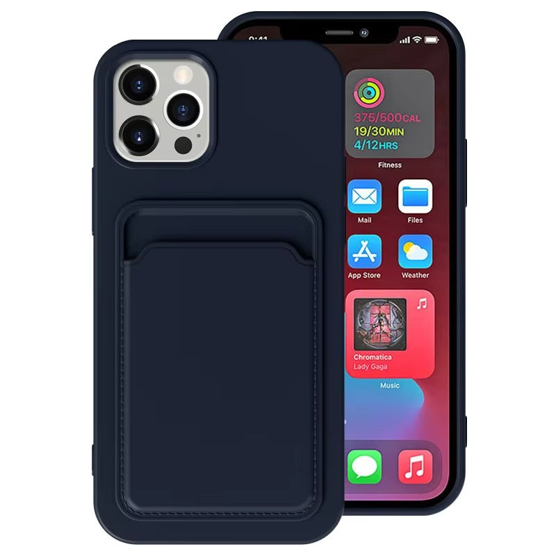 Premium Apple iPhone Case, MagSafe Compatible, Camera Lens and Screen Protection, Ultra Thin, Shockproof, Magnetic, Full All Around Protection, Frosted Card Pocket Cover