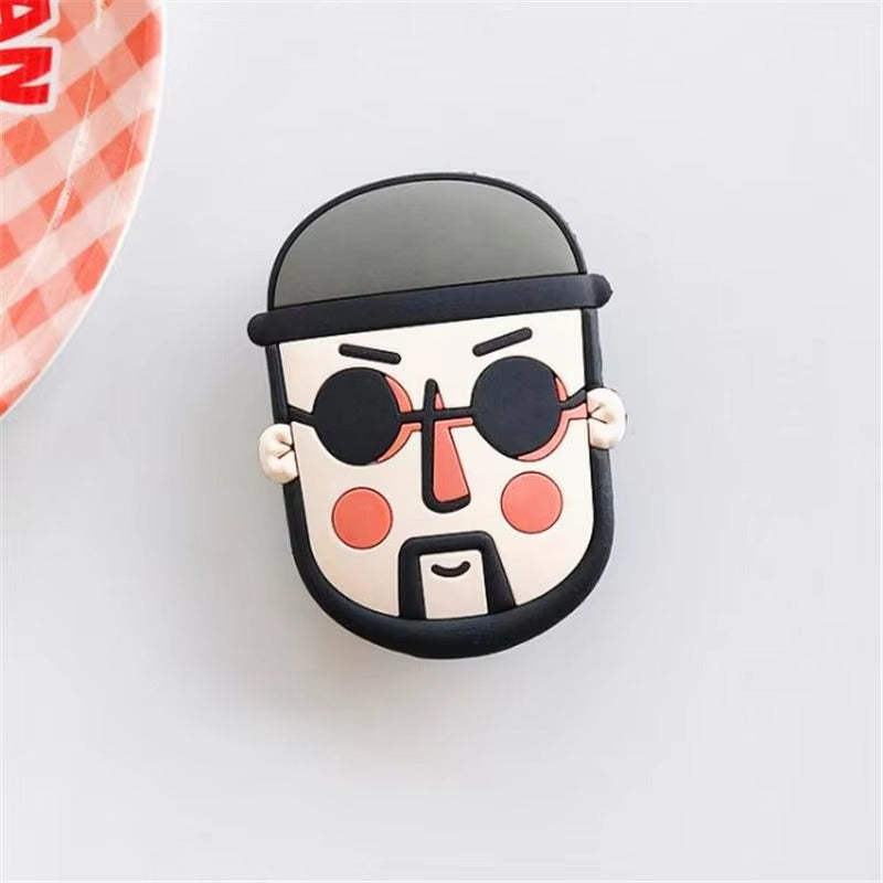 Cute Cartoon Mouse Phone Ring Holder – Rotatable Silicone Finger Grip Stand for Smartphones, Foldable Socket Kickstand, Universal Lazy Bracket Mount