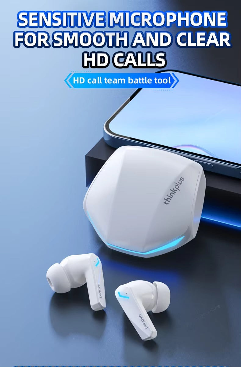 Premium Wireless Gaming Earbuds – Bluetooth 5.3 Low Latency In-Ear Headset, Sweatproof Sport Design for Apple iPhone Users