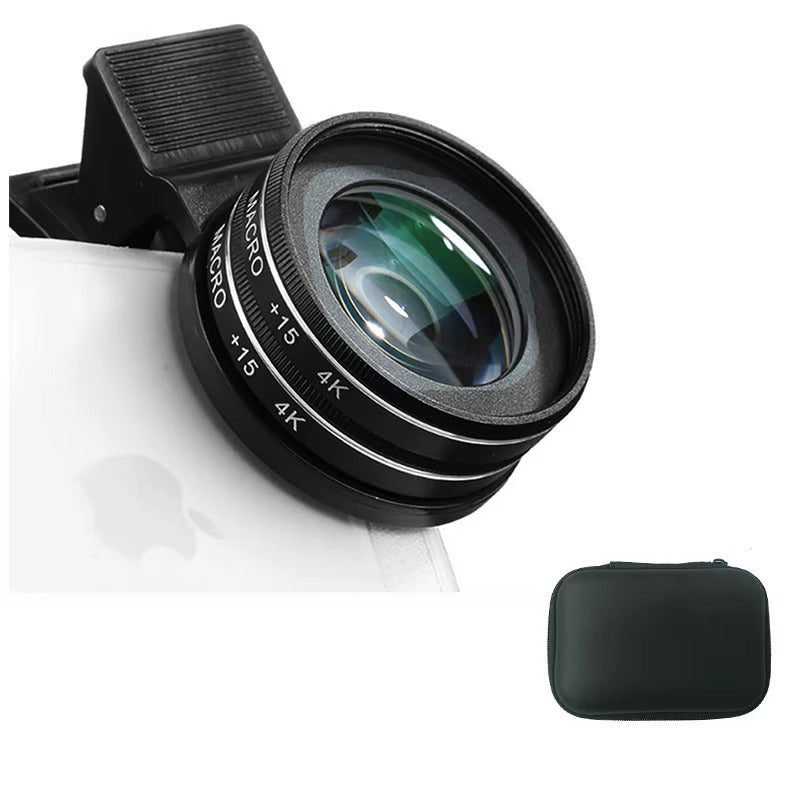 Professional 4K HD Macro Lens for iPhone – 15X/30X Close-Up Phone Camera Lens for Eyelash, Compatible with Apple Devices