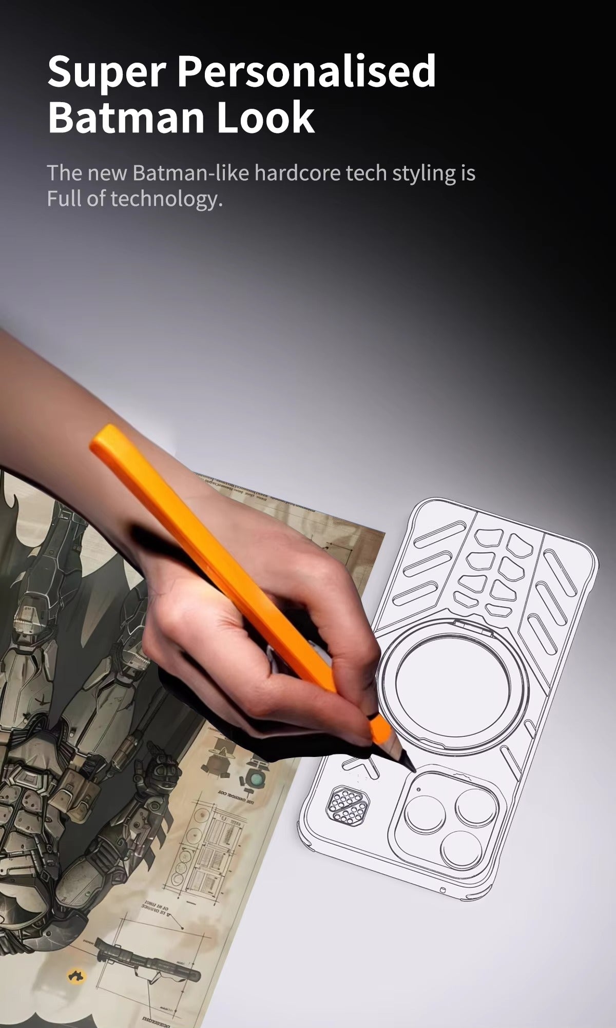 Luxury Apple iPhone Case, MagSafe Compatible, Camera Lens & Screen Protection, Ultra Thin, Shockproof, Magnetic Full All Around Cover – Hollow Aluminum Alloy Case with Magnetic Metal Holder, Stand & Heat Dissipation Design