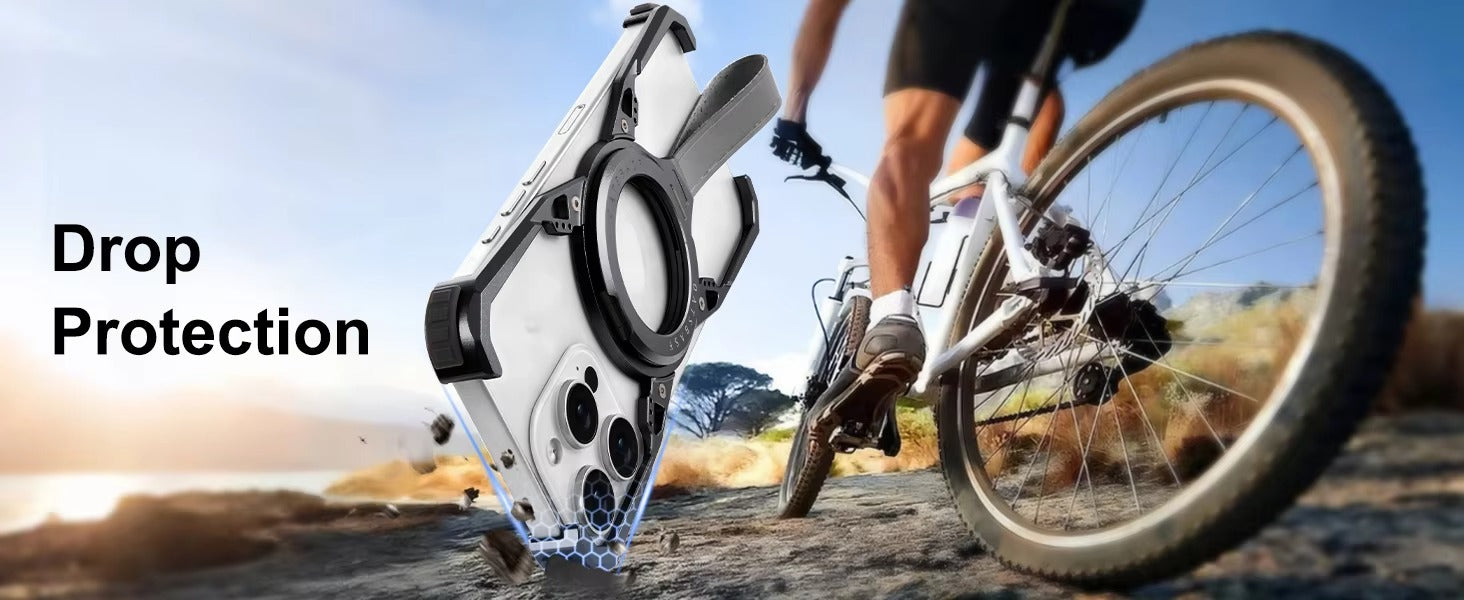 Premium Apple iPhone Case Camera Lens & Screen Protection, Ultra Thin Shockproof Magnetic Full All Around Protection Cover 