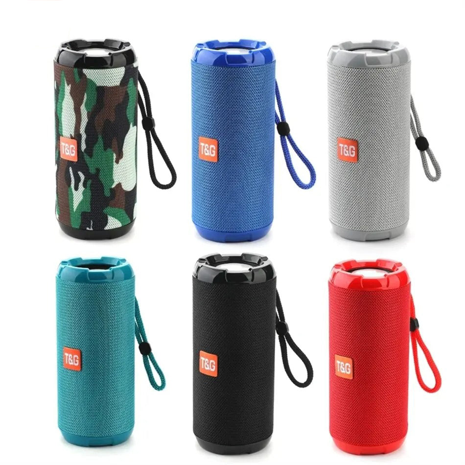 Premium Waterproof Bluetooth Speaker – Portable Wireless Sound Box with Subwoofer Bass, FM Radio, TF Card, USB, Hands-Free Calling, TWS Pairing