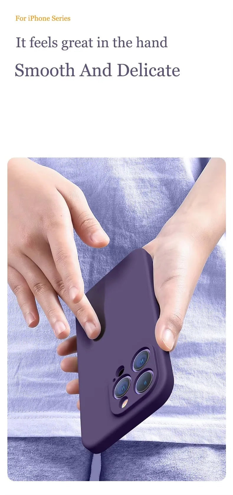 High Quality Apple iPhone Case, MagSafe Compatible, Camera Lens & Screen Protection, Ultra Thin, Shockproof, Magnetic Full All Around Cover – Soft Silicone Solid Color Case with Antiskid Grip & Protective Finish