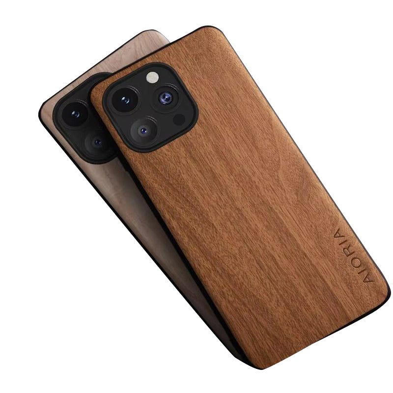 Luxury Apple iPhone Case, MagSafe Compatible, Camera Lens and Screen Protection, Ultra Thin, Shockproof, Magnetic, Full All Around Protection, Bamboo Leather Cover