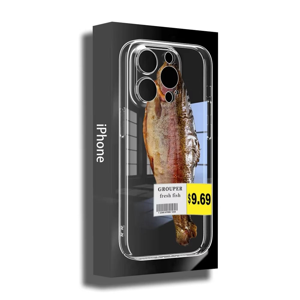 Premium Apple iPhone Case, MagSafe Compatible, Camera Lens and Screen Protection, Ultra Thin, Shockproof, Magnetic, Full All Around Protection, Funny Food Cartoon Cover