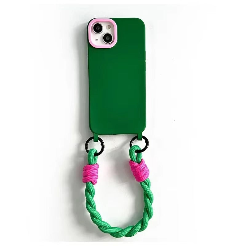 Premium Apple iPhone Case, MagSafe Compatible, Camera Lens & Screen Protection, Ultra Thin, Shockproof, Magnetic Full All Around Cover – Drawstring Wrist Strap Case with All-Inclusive Protective Design