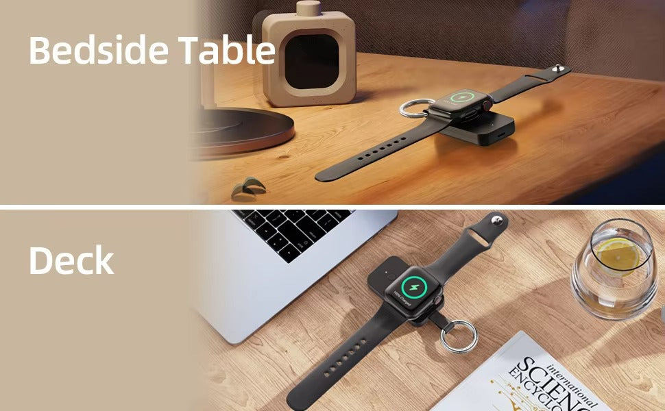 Premium, Portable Magnetic Charger for Apple Watch – USB-C Charging Dock for Ultra, SE, Series 8, 7, 6, 5, 4, 3