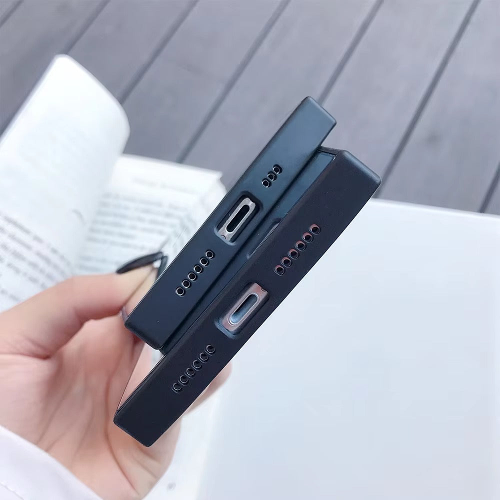 Luxury Apple iPhone Case, MagSafe Compatible, Camera Lens and Screen Protection, Ultra Thin, Shockproof, Magnetic, Full All Around Protection, Square Mirror Bumper Cover