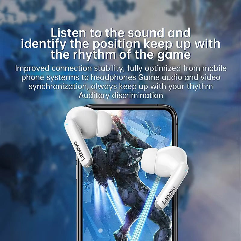 High Quality Bluetooth 5.3 Wireless Earbuds for iPhone – Binaural Sport Headphones with Secure Fit, Clear Mic