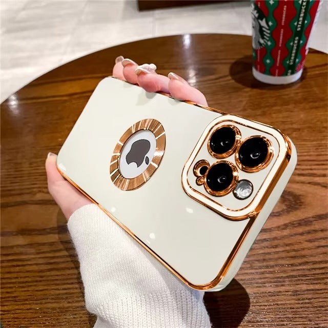 Luxury Apple iPhone Case, MagSafe Compatible, Camera Lens & Screen Protection, Ultra Thin, Shockproof, Magnetic Full All Around Cover – Fashion Plating Soft Silicone Case with Shockproof Protective Design