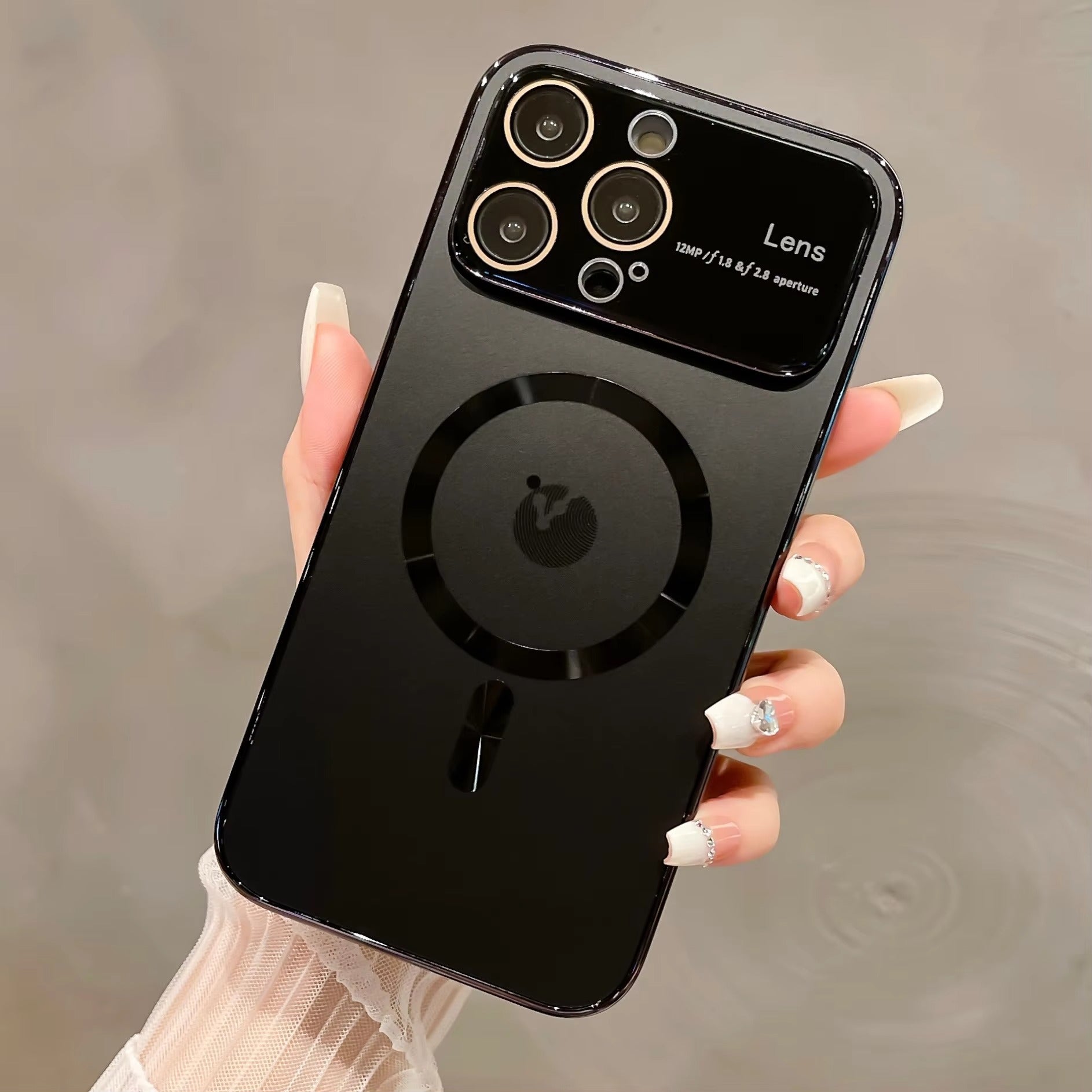 Premium Apple iPhone Case MagSafe Compatible, Camera Lens & Screen Protection, Ultra Thin Shockproof Magnetic Full All Around Protection Cover with Frosted AG Matte Back Design