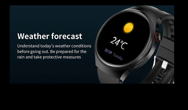 Premium AMOLED GPS Smart Watch – 1.46" HD Display, Bluetooth Calling, Fitness Tracker, IP68 Waterproof, Heart Rate & Sleep Monitor, NFC, Wireless Charging