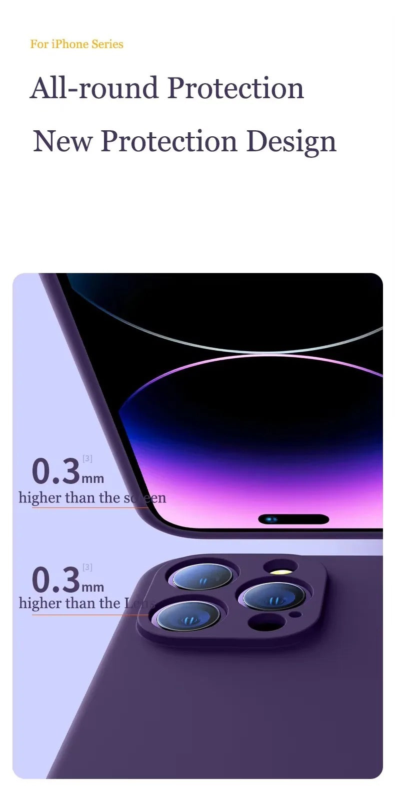 High Quality Apple iPhone Case, MagSafe Compatible, Camera Lens & Screen Protection, Ultra Thin, Shockproof, Magnetic Full All Around Cover – Soft Silicone Solid Color Case with Antiskid Grip & Protective Finish