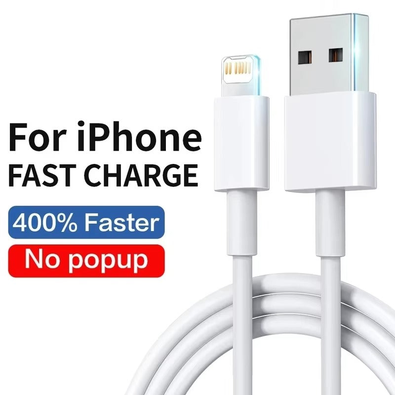 High-Speed PD 20W Fast Charging Cable for iPhone – USB-C to Lightning, 2.4A, Low-Temp Quick Charge, Durable Nylon Wire, 1M/2M, Data Sync Cord