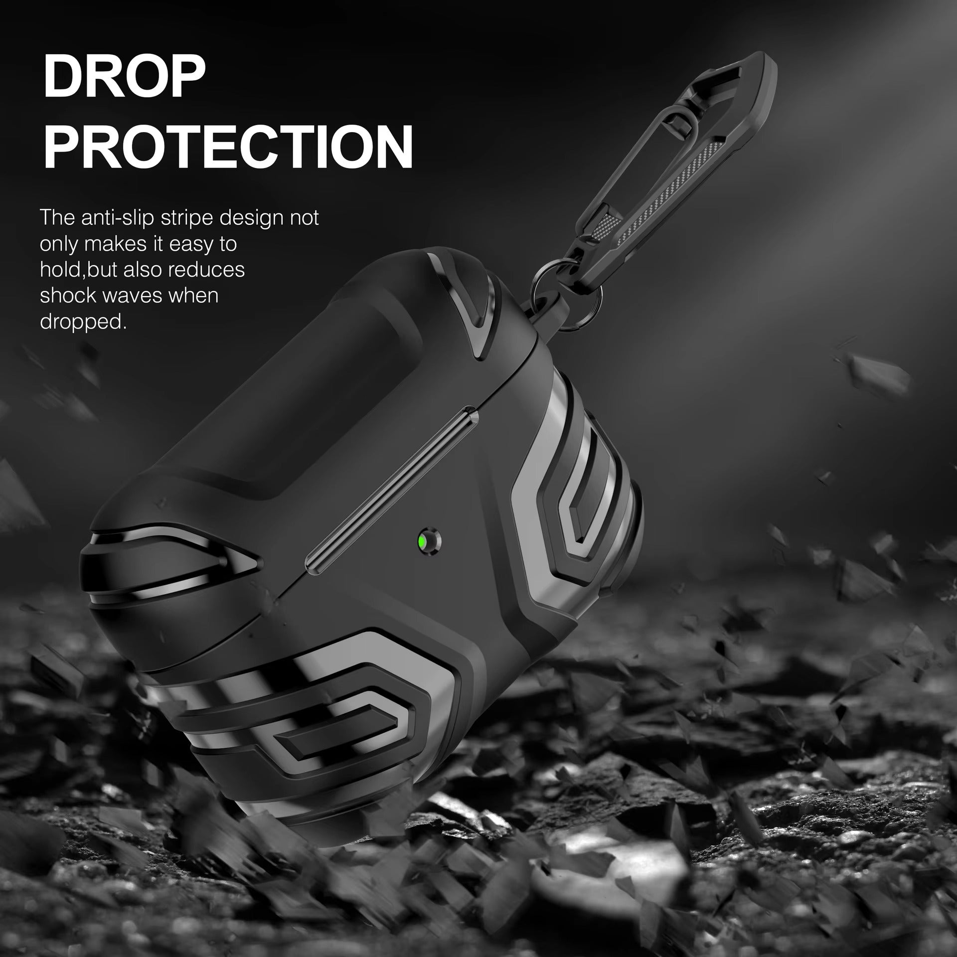 Shockproof Protective Case for AirPods Pro 2, 3 – Wireless Bluetooth Earphone Cover for Apple AirPods, Durable Anti-Drop Shell, Compatible with Pro Series