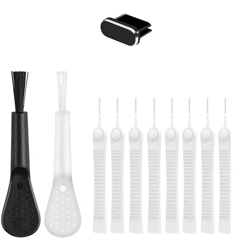 Premium iPhone Cleaner Kit – Dust Plug Set with Cleaning Brush for iPhone Devices and Phone Charging Port Maintenance