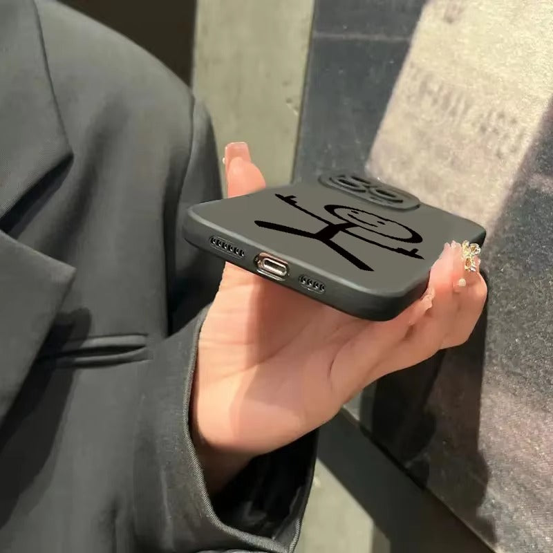 Premium Apple iPhone Case, MagSafe Compatible, Camera Lens and Screen Protection, Ultra Thin, Shockproof, Magnetic, Full All Around Protection, Cartoon Matchman Cover