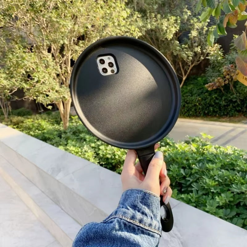 Premium Apple iPhone Case, MagSafe Compatible, Camera Lens and Screen Protection, Ultra Thin, Shockproof, Magnetic, Full All Around Protection, 3D Cartoon Pan Egg Cover