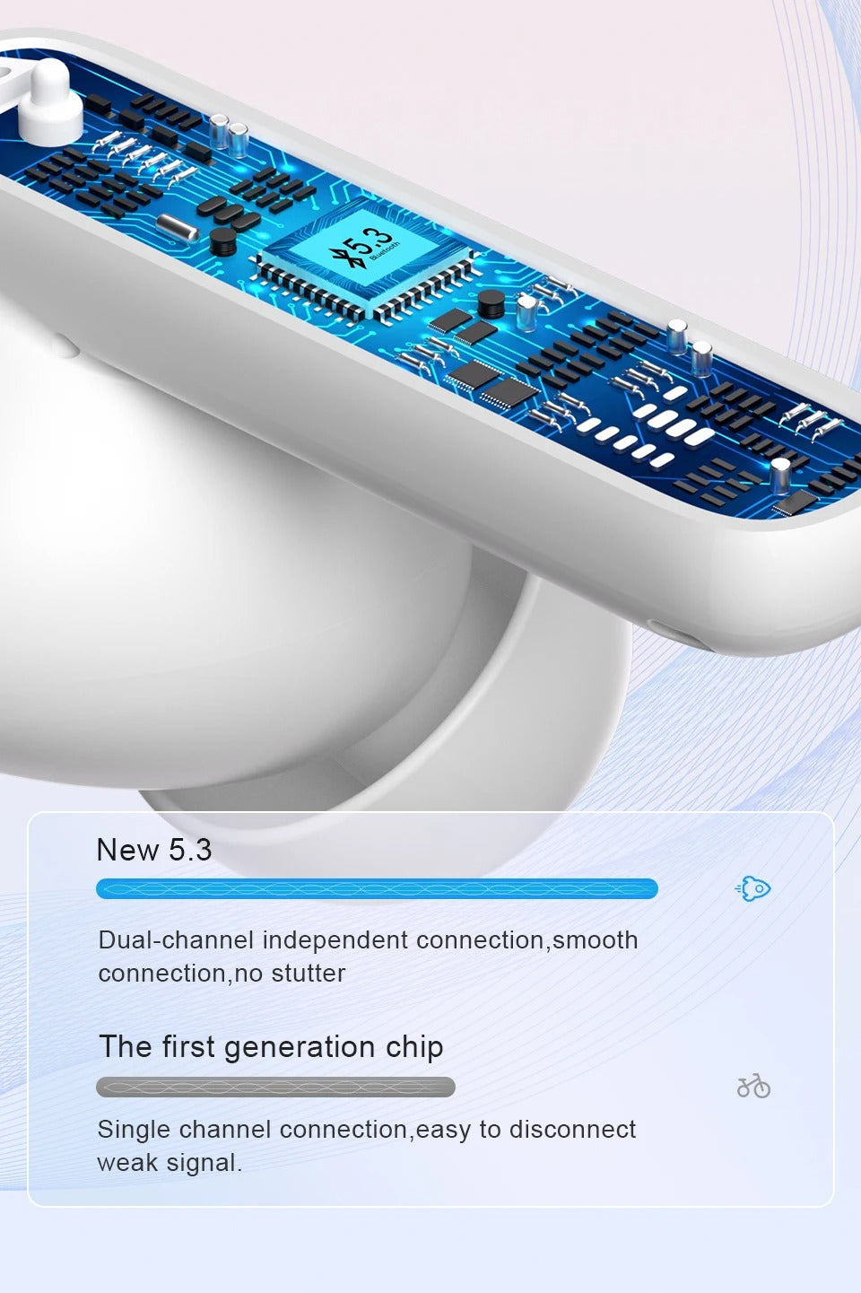 High Performance ANC Wireless Earbuds Bluetooth 5.3 – 4 Mic ENC, 68ms Low Latency, Touch Control, 30H Playtime, IPX5 Waterproof TWS Headphones