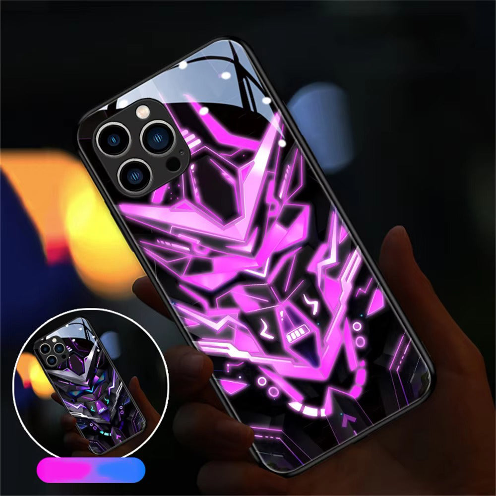 Premium Apple iPhone Case, MagSafe Compatible, Camera Lens and Screen Protection, Ultra Thin, Shockproof, Magnetic, Full All Around Protection, LED Glowing Armor Cover