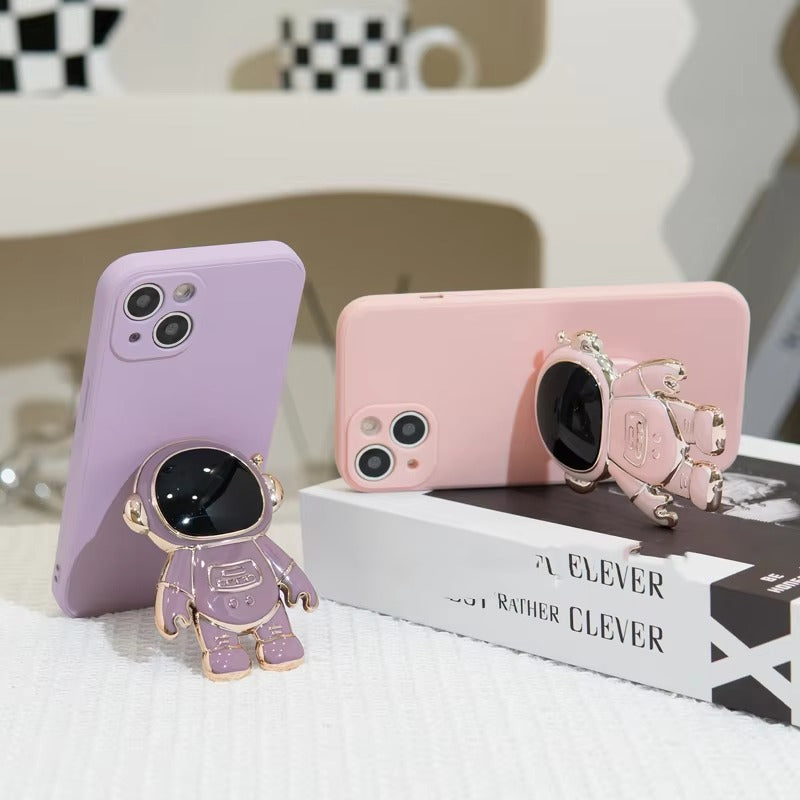 Luxury Astronaut Apple iPhone Case, MagSafe Compatible, Ultra Thin Magnetic Shockproof Full Protection Cover 