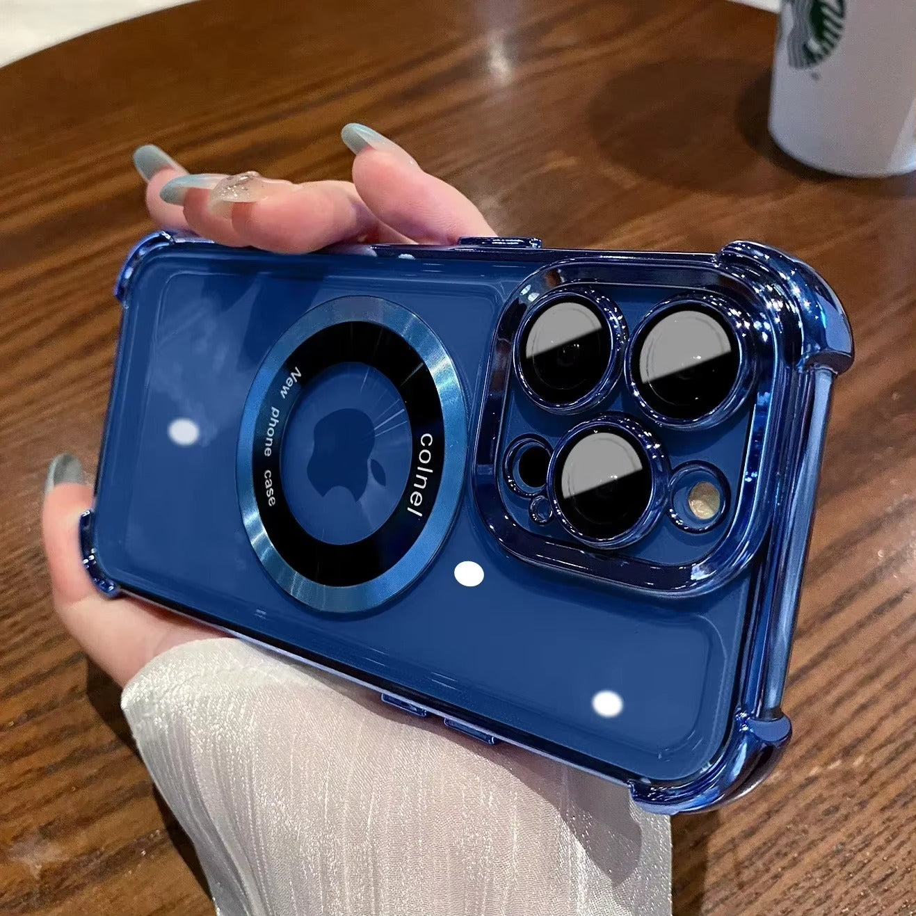 Premium Apple iPhone Case Camera Lens & Screen Protection, Ultra Thin Shockproof Magnetic Full All Around Protection Cover