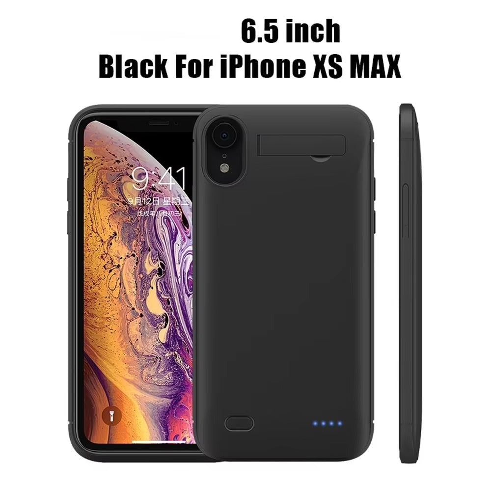 Premium Apple iPhone Case MagSafe Compatible, Camera Lens & Screen Protection, Ultra Thin Shockproof Magnetic Full All Around Protection Cover with 10000mAh Charging Power Bank
