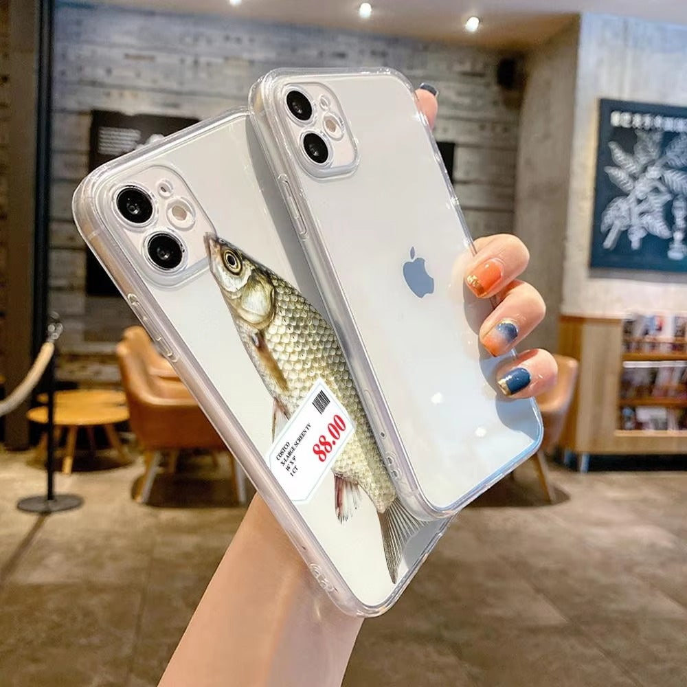 Premium Apple iPhone Case, MagSafe Compatible, Camera Lens and Screen Protection, Ultra Thin, Shockproof, Magnetic, Full All Around Protection, Funny Food Cartoon Cover