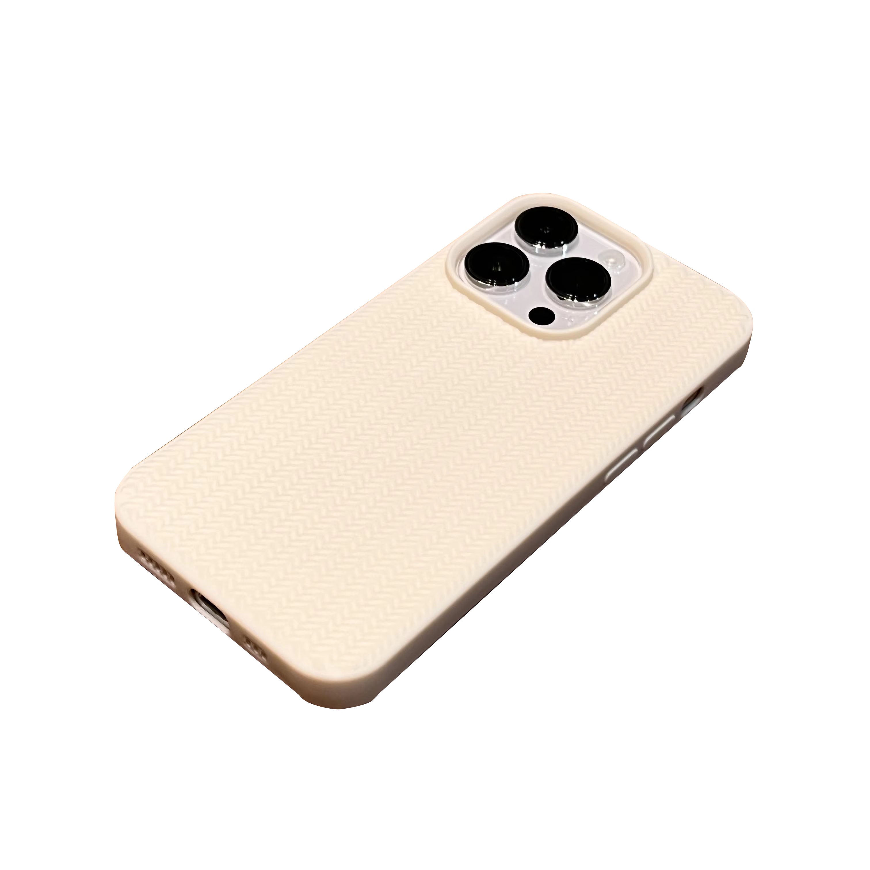 Luxury Apple iPhone Case, MagSafe Compatible, Camera Lens & Screen Protection, Ultra Thin, Shockproof, Magnetic Full All Around Cover – Woven Pattern Soft Silicone Case with Solid Color Stylish Design