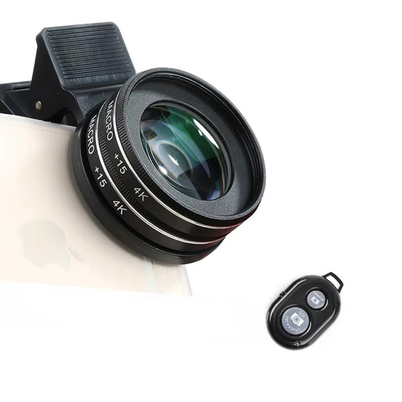 Professional 4K HD Macro Lens for iPhone – 15X/30X Close-Up Phone Camera Lens for Eyelash, Compatible with Apple Devices