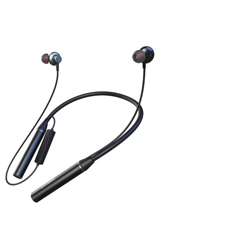 High Quality Wireless Neckband Earphones for iPhone – Bluetooth Sport Headset with Mic,180-Hour Battery, TF Card Support