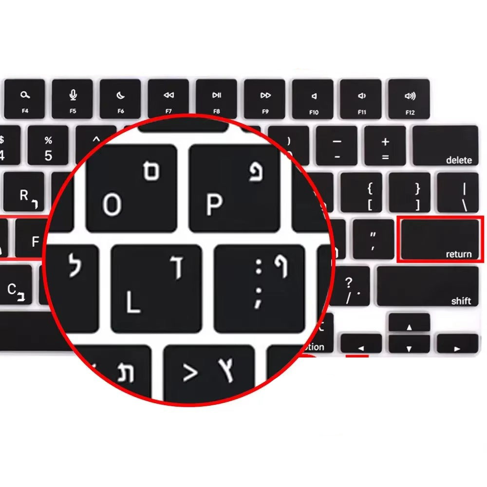 Premium Keyboard Cover for MacBook Air and Pro – Soft Touch Silicone Skin for 12, 13, 13.6, 15, 16 Inch Laptops, Compatible with UK/US Layout, M2/M3 Chip