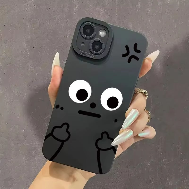 Premium Apple iPhone Case, MagSafe Compatible, Camera Lens and Screen Protection, Ultra Thin, Shockproof, Magnetic, Full All Around Protection, Cartoon Finger Soft Cover