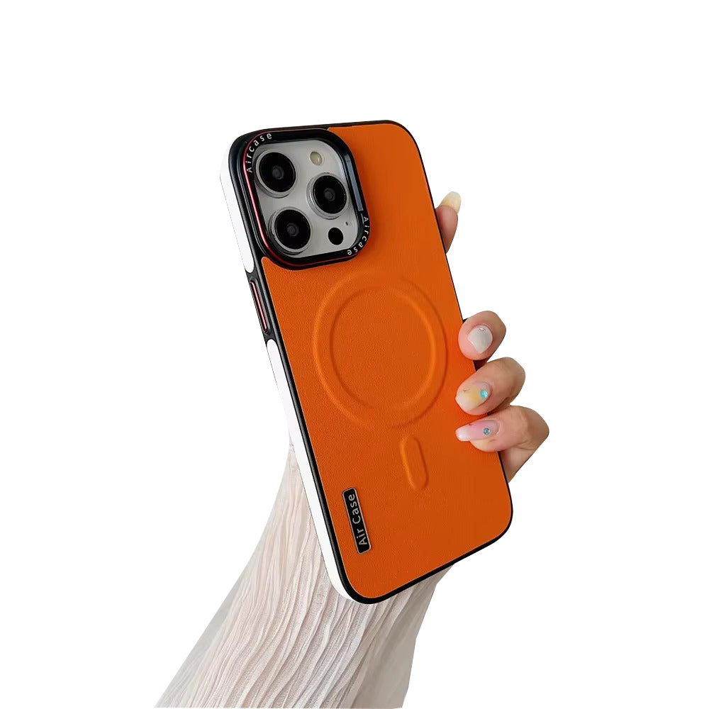 Luxury Apple iPhone Case Camera Lens & Screen Protection, Ultra Thin Shockproof Magnetic Full All Around Protection Cover 